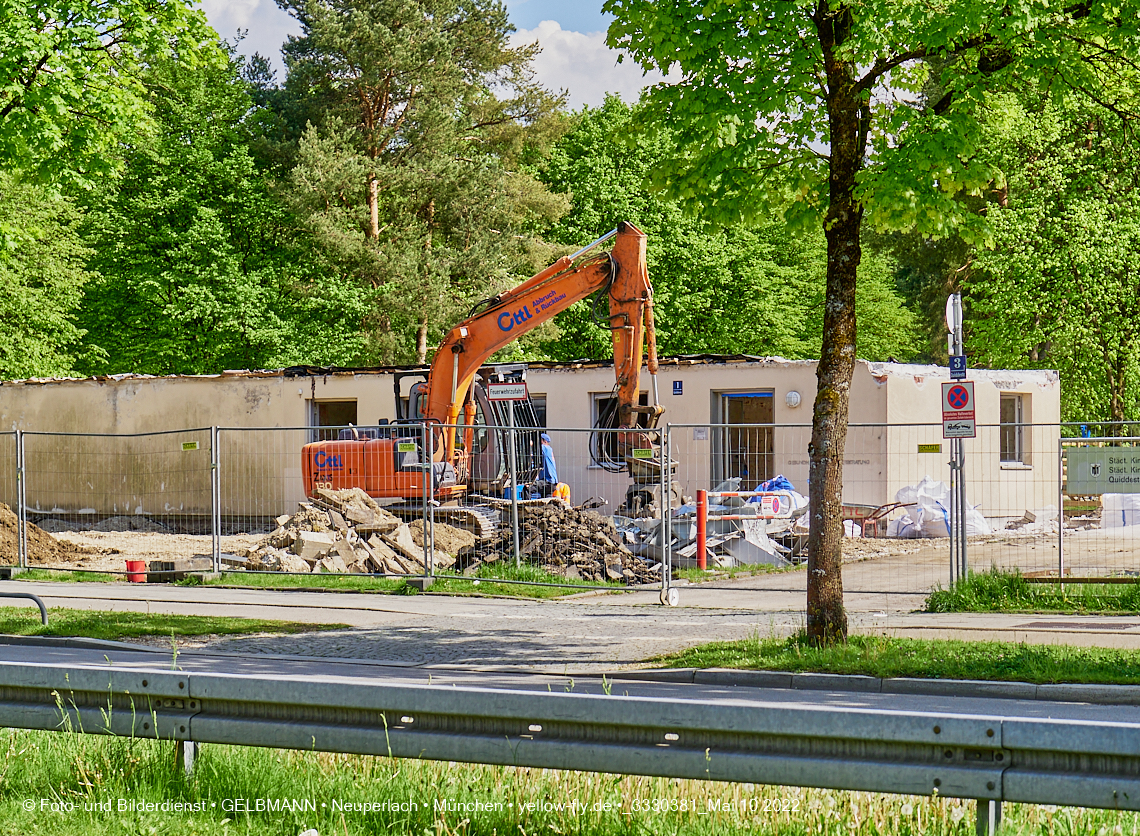 10.05.2022 - Baustelle am Haus für Kinder in Neuperlach